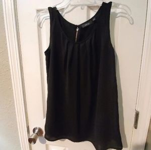 Apt. 9 Xsmall Black Tank Top Zipper NEW